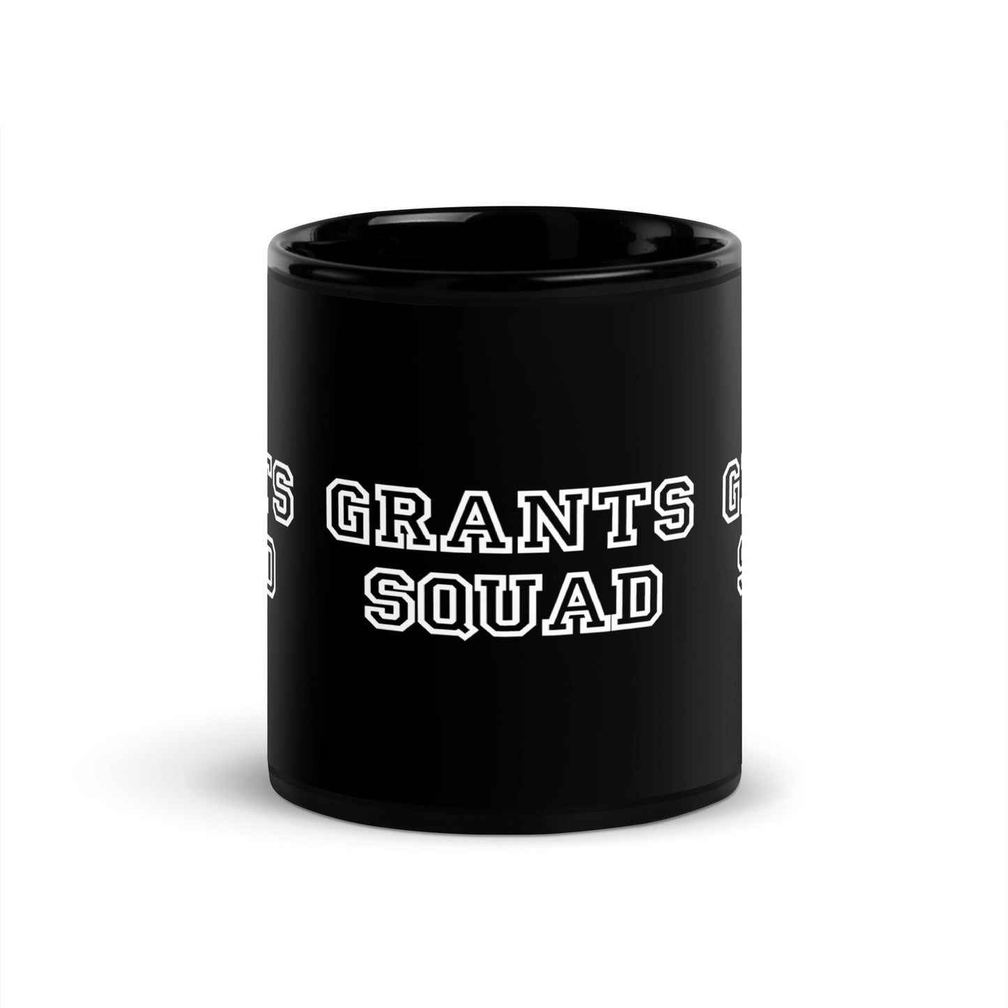 Grants Squad Black Glossy Mug 11oz