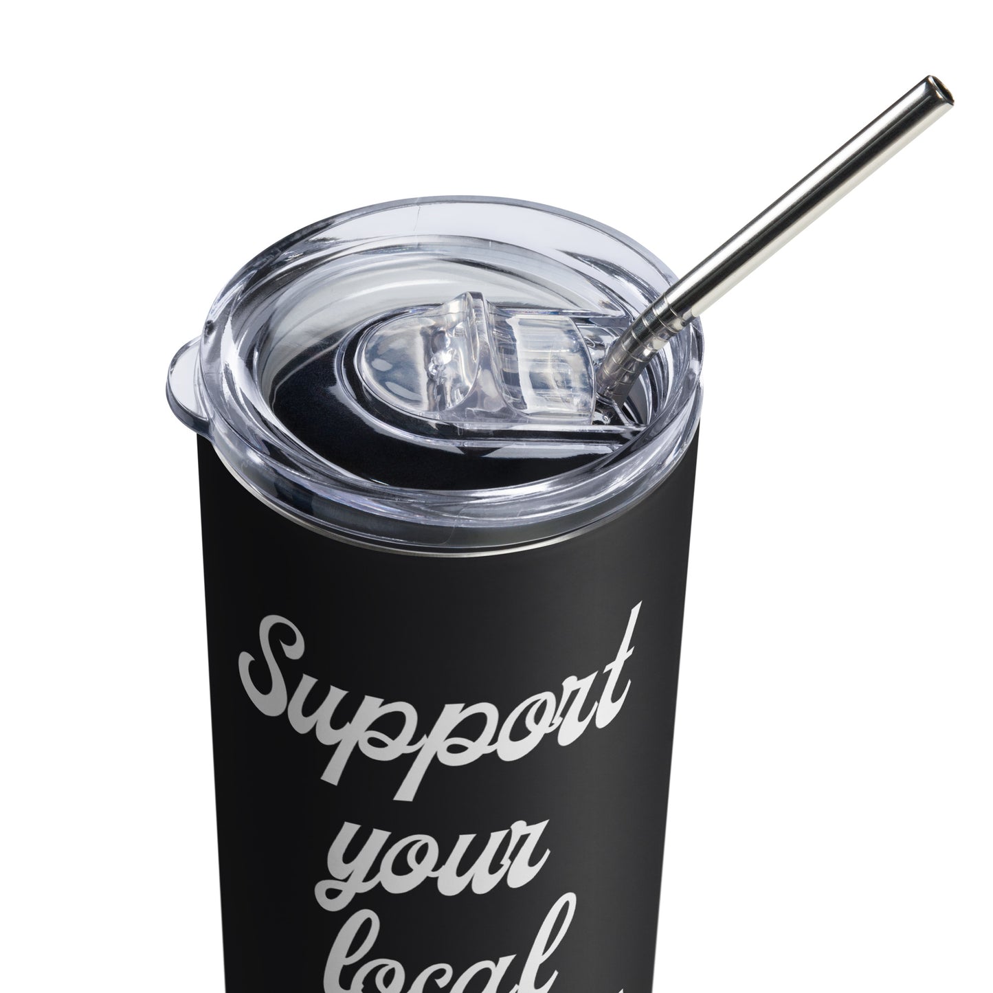 Support Your Local Grant Writer Stainless steel tumbler