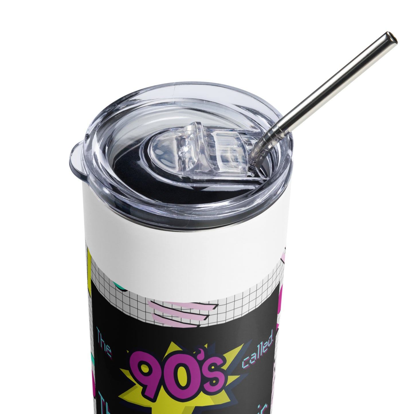 The 90's Wants Their Philanthropy Back Stainless steel tumbler