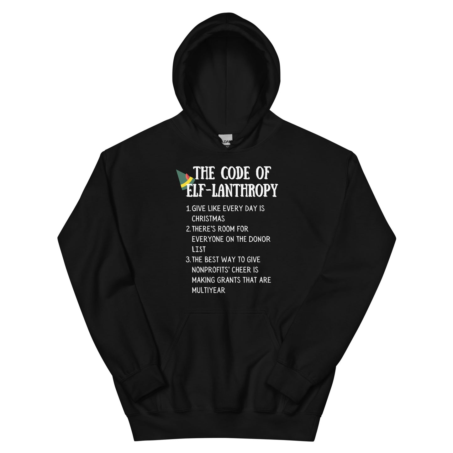 Code of Elf-lanthropy Unisex Hoodie