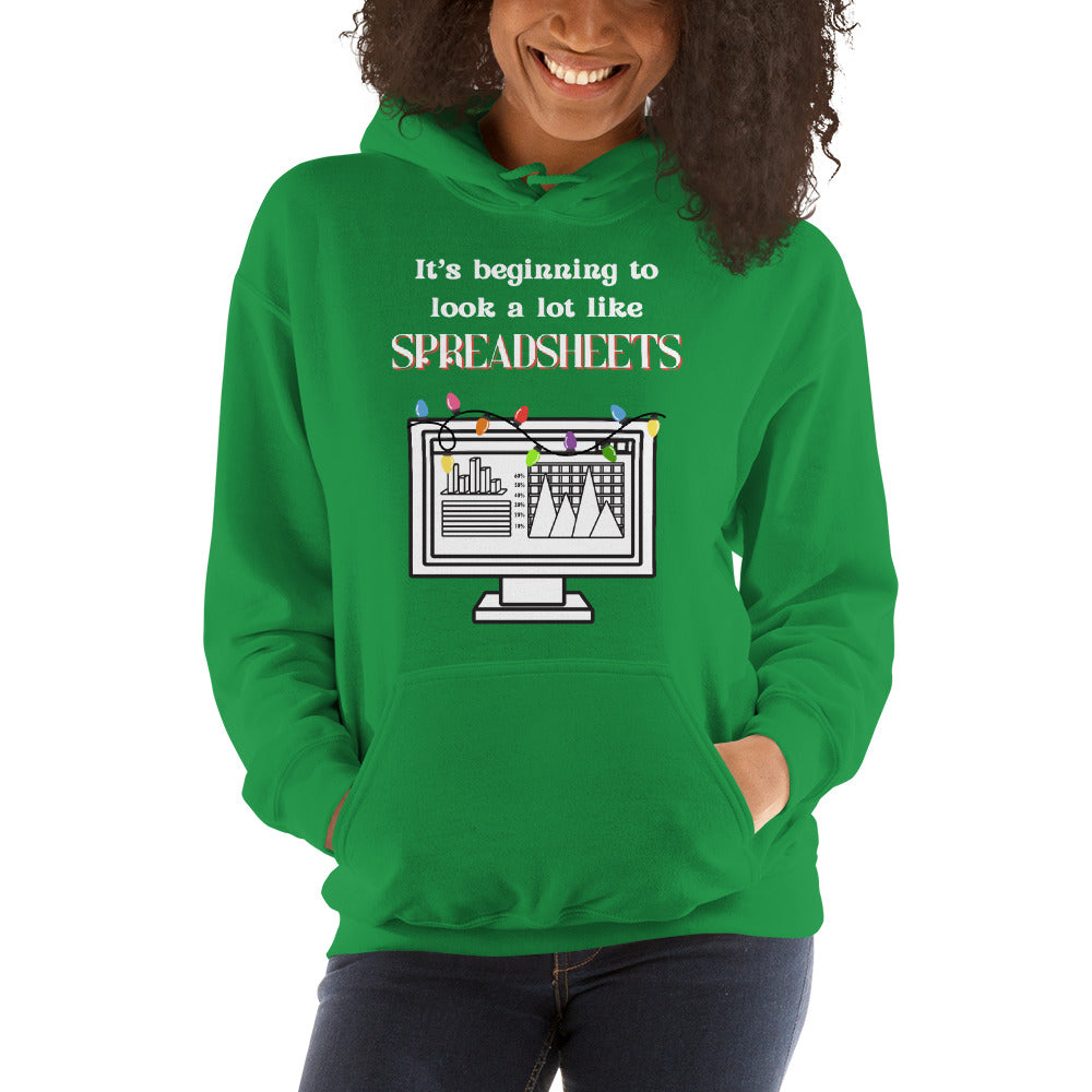 Holiday Spreadsheets Unisex Hoodie