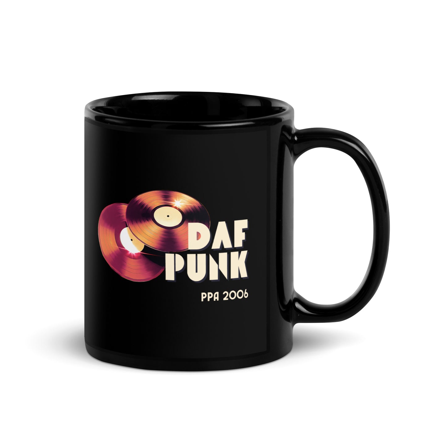 DAF Punk Black Glossy Mug 11oz