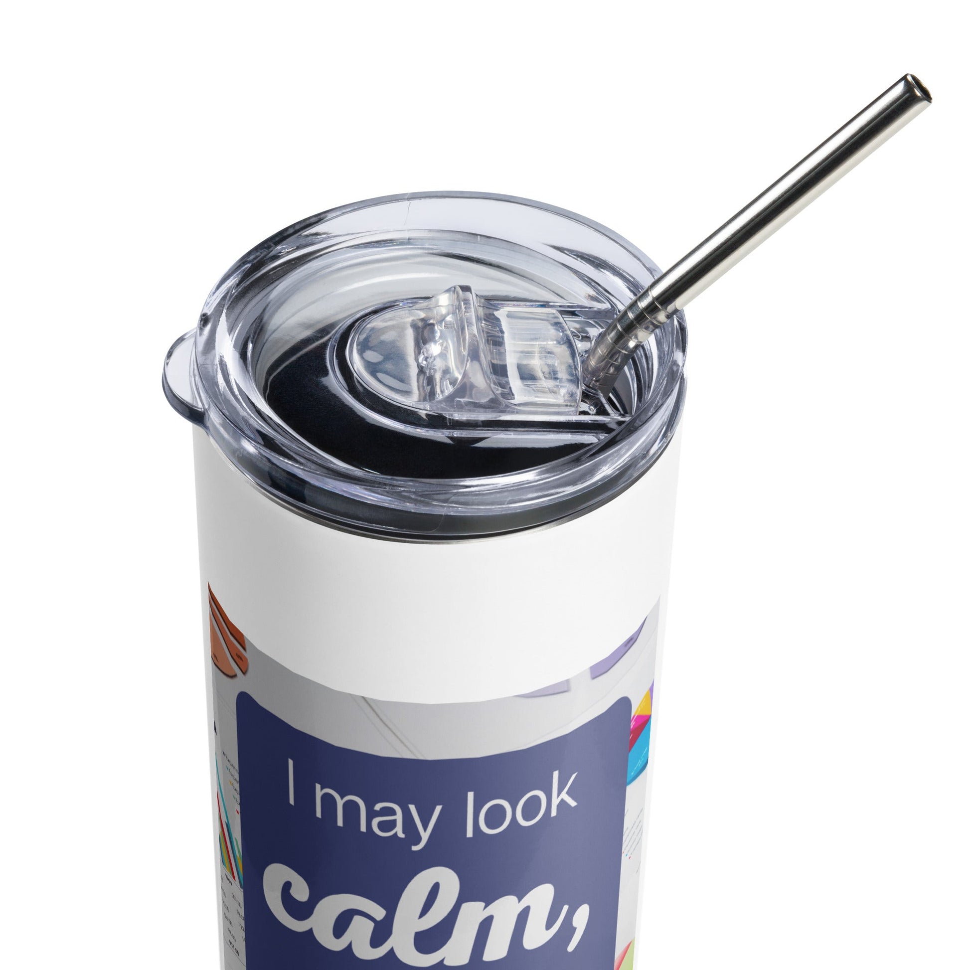 Calm Re-do Spreadsheet Stainless steel tumbler-recalciGrant