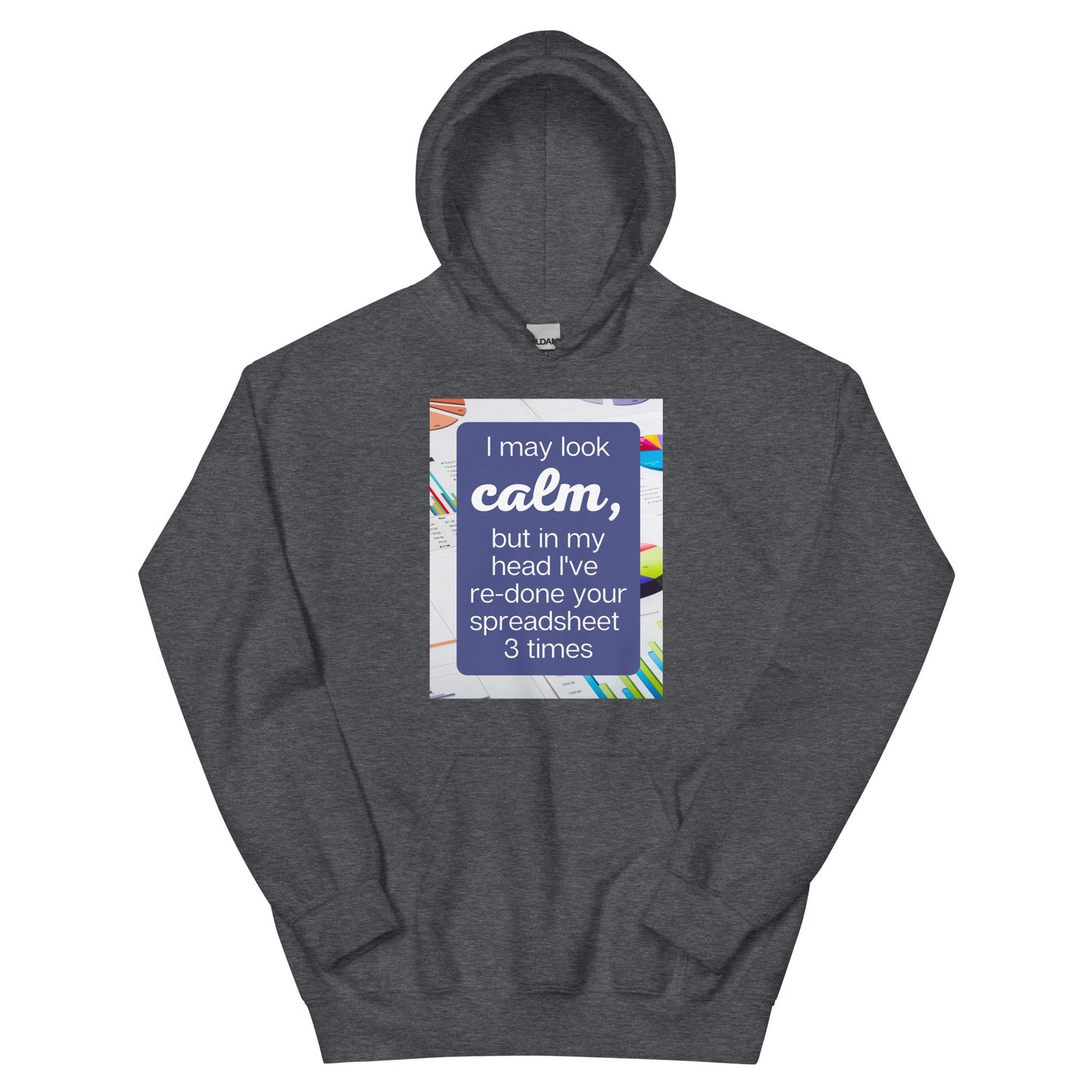 Calm Re-do Spreadsheet Unisex Hoodie-recalciGrant