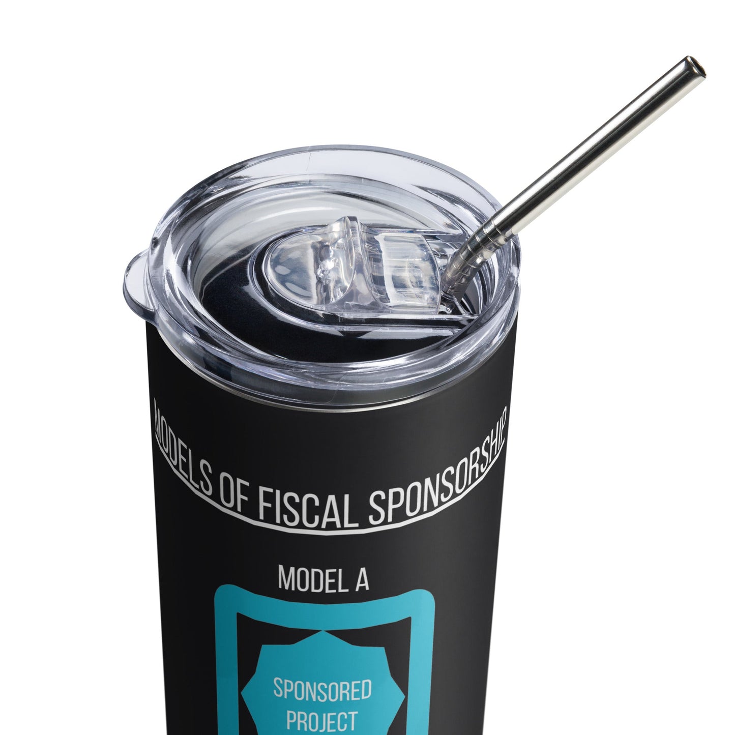 Fiscal Sponsorship Models Stainless steel tumbler-recalciGrant