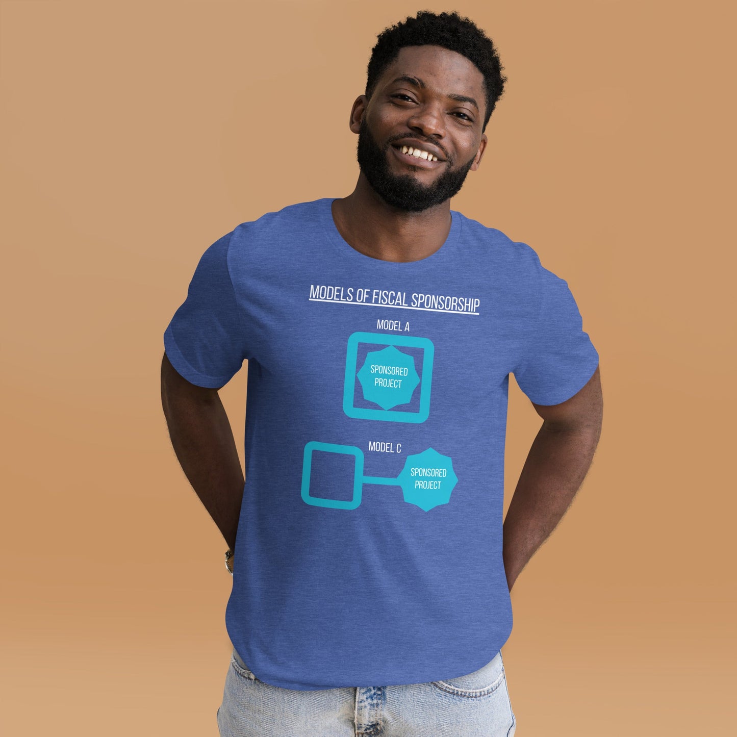 Fiscal Sponsorship Models Unisex t-shirt-recalciGrant