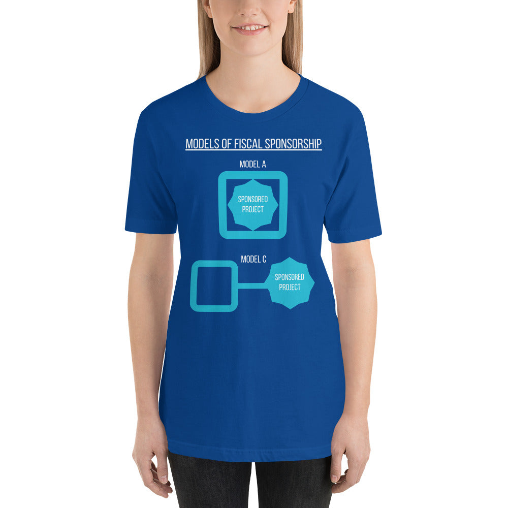 Fiscal Sponsorship Models Unisex t-shirt-recalciGrant