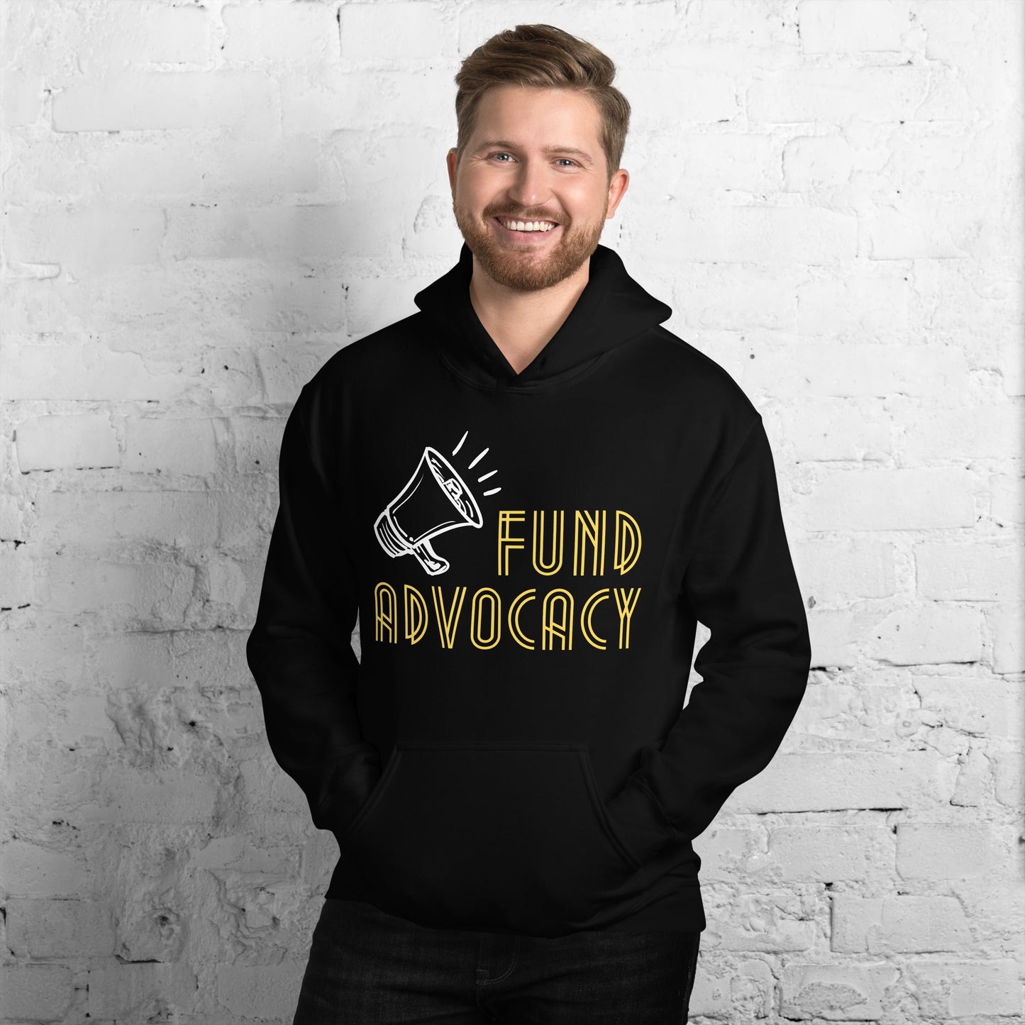 Fund Advocacy Unisex Hoodie-recalciGrant