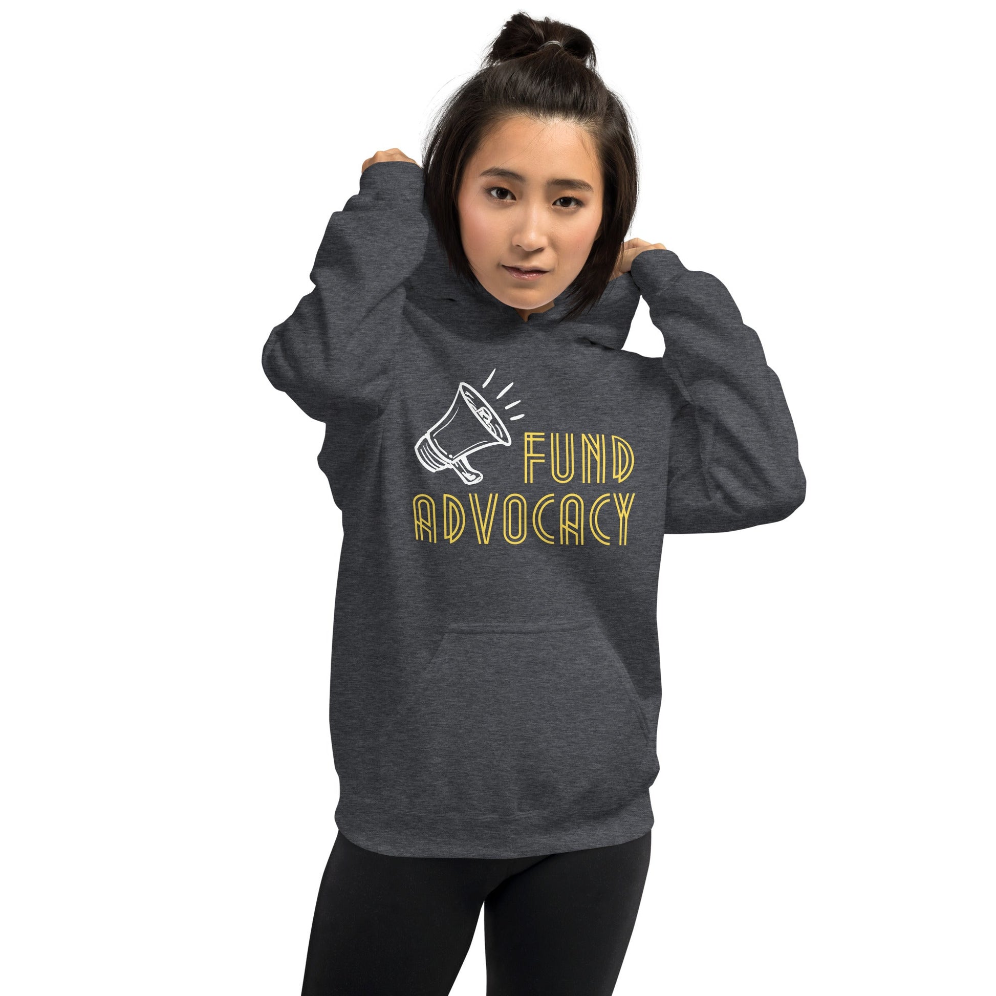 Fund Advocacy Unisex Hoodie-recalciGrant