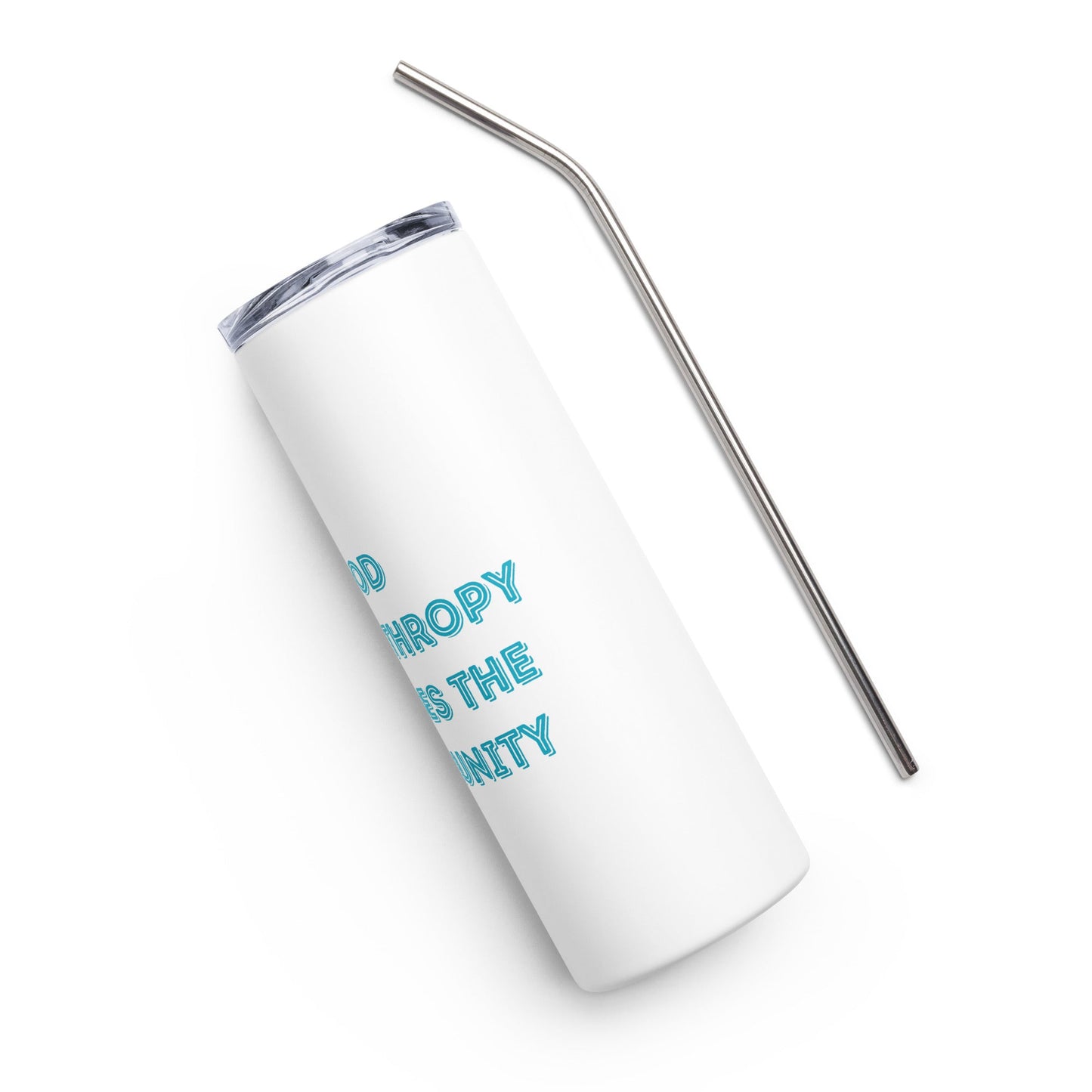 Good Philanthropy Engages the Community Stainless steel tumbler-recalciGrant