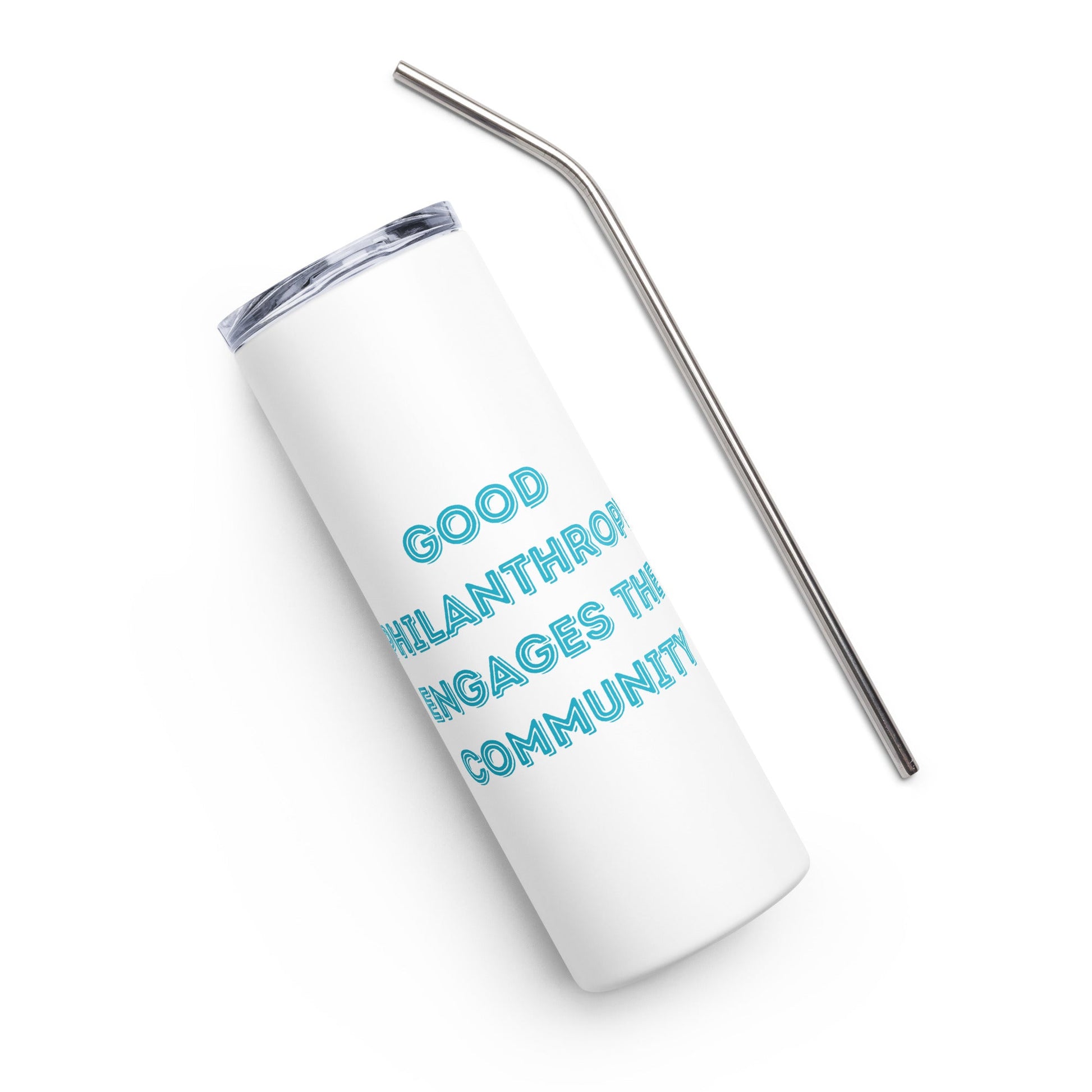 Good Philanthropy Engages the Community Stainless steel tumbler-recalciGrant