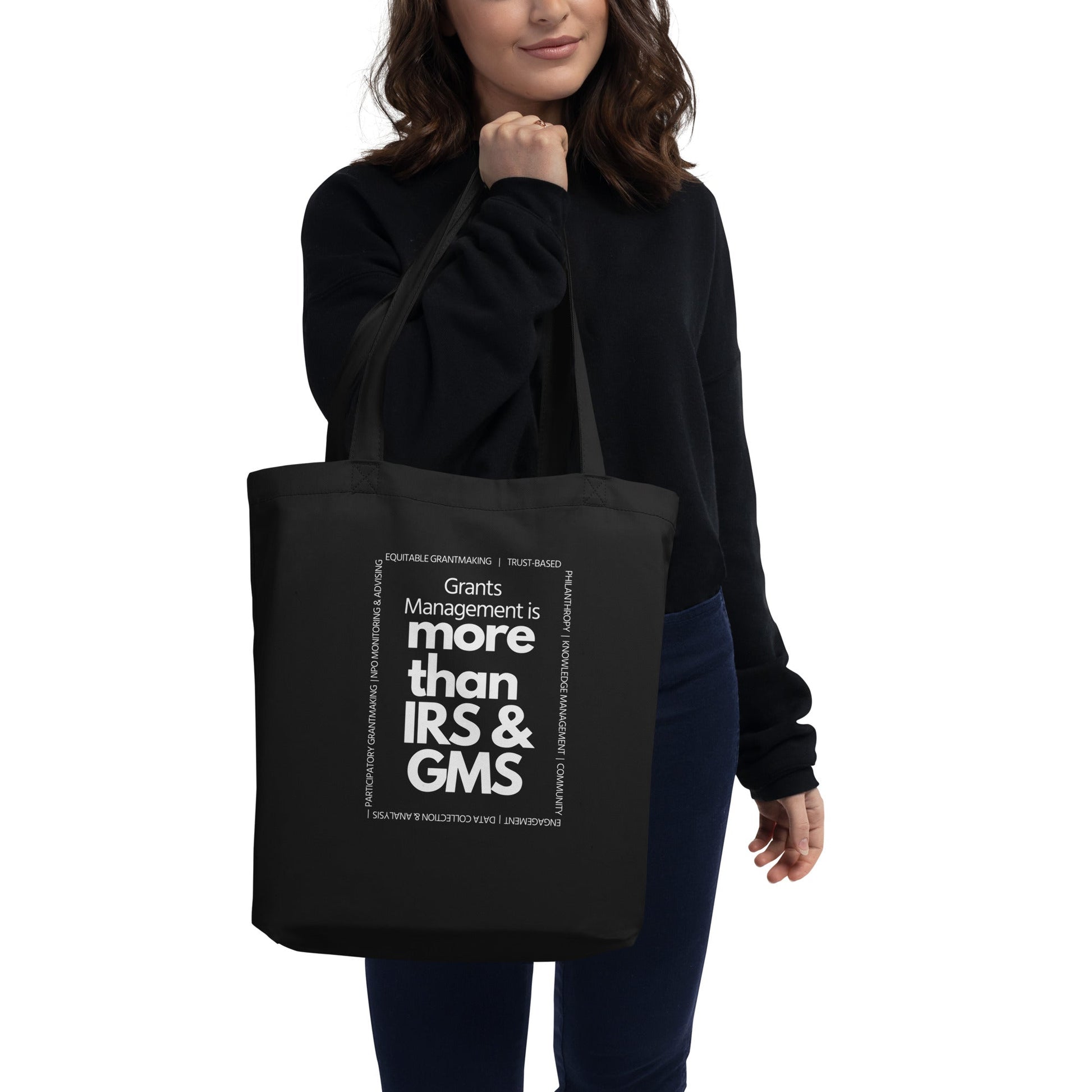 Grants Management is more than IRS & GMS Eco Tote Bag-recalciGrant