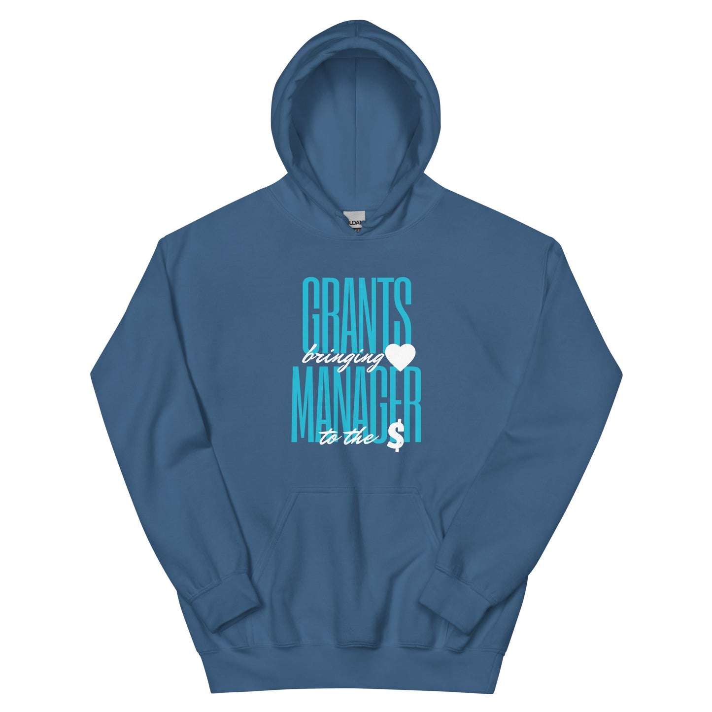 Grants Manager Brings Heart to the Money Unisex Hoodie-recalciGrant