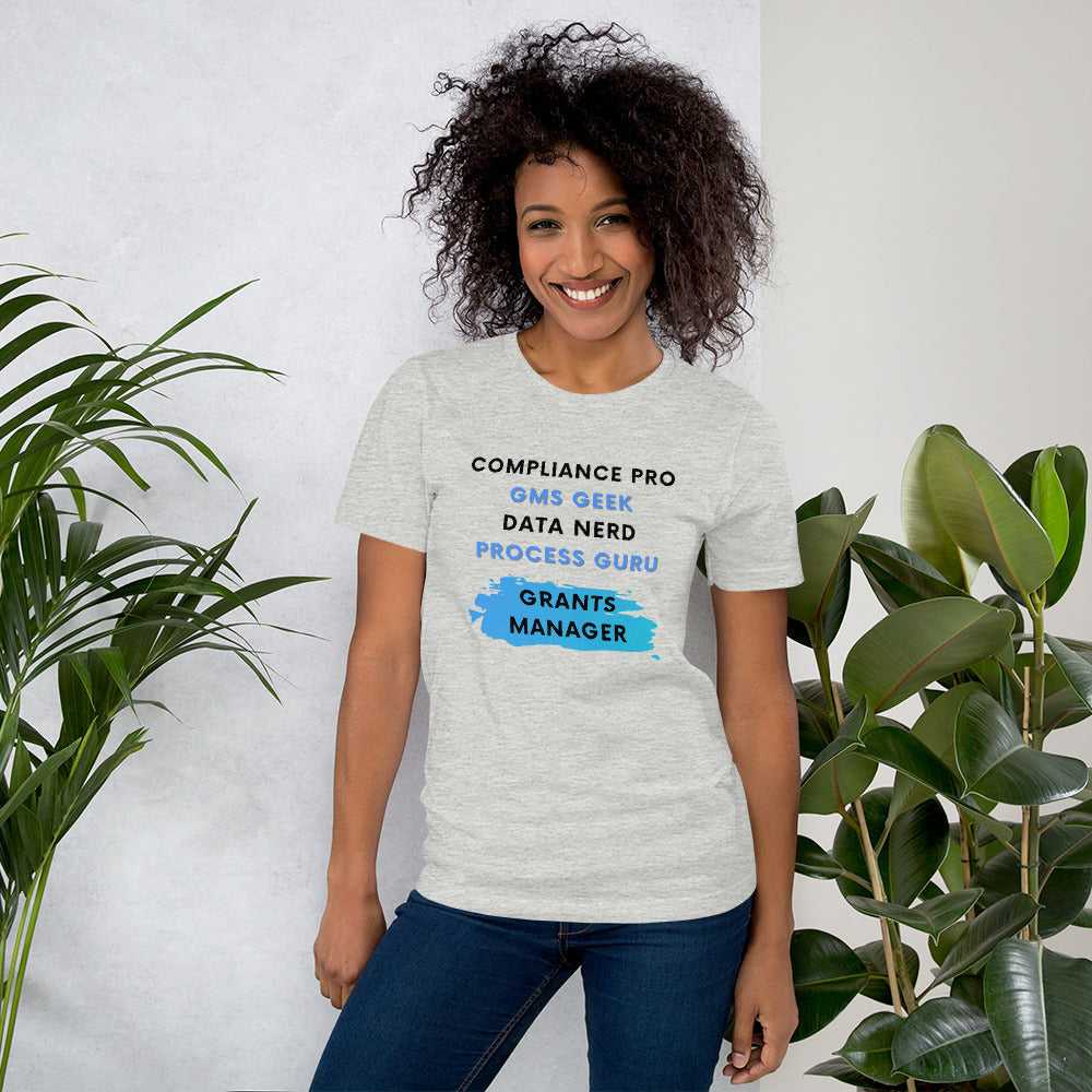 Grants Manager Skill Words - Light Unisex t-shirt