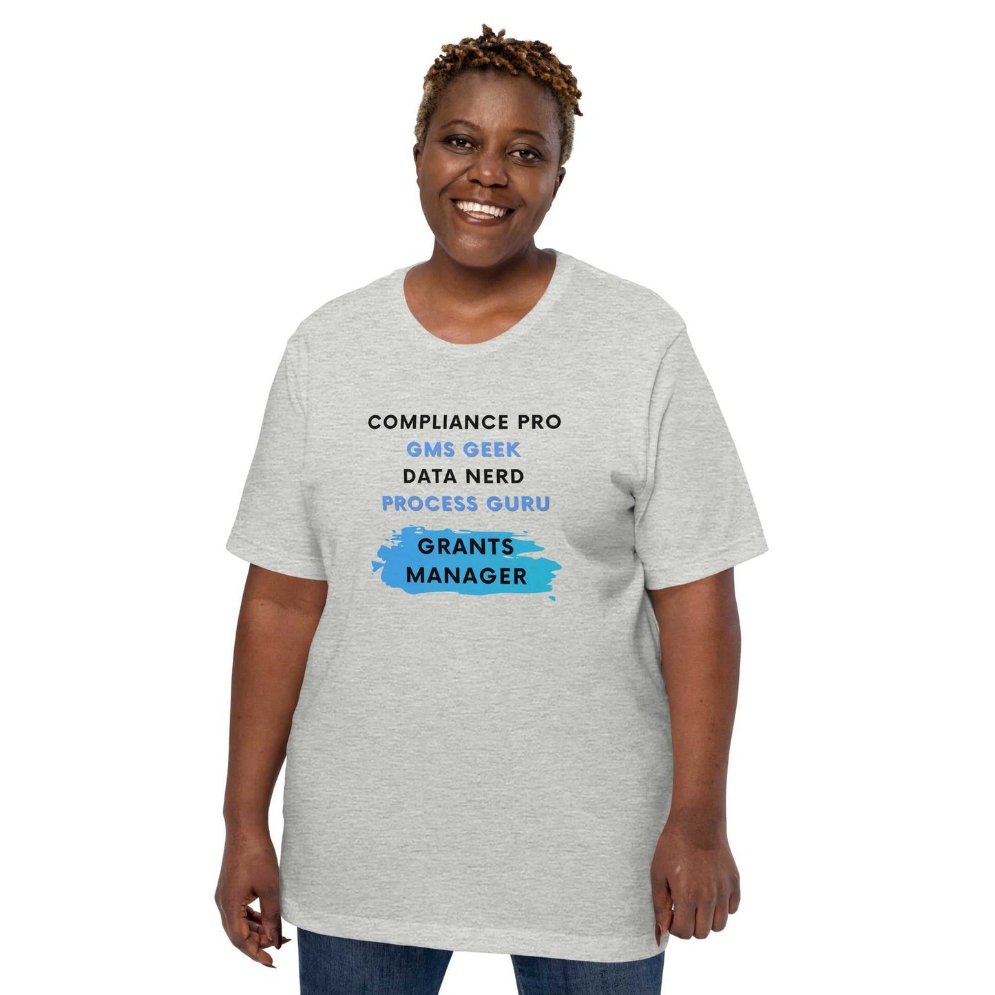 Grants Manager Skill Words - Light Unisex t-shirt