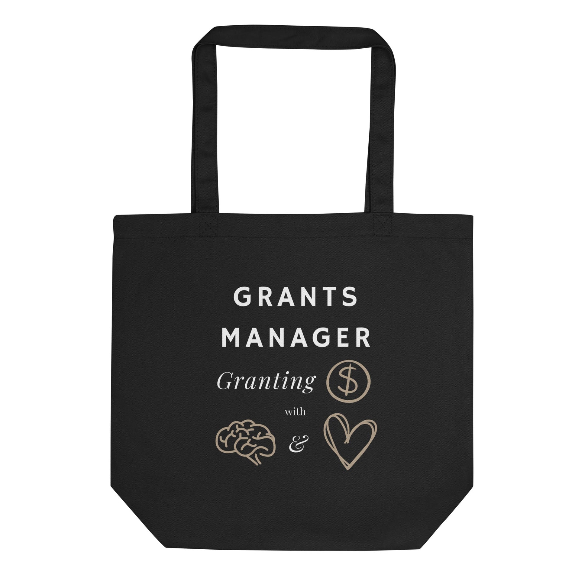 Grants Manager Smarts & Hearts Eco Tote Bag-recalciGrant