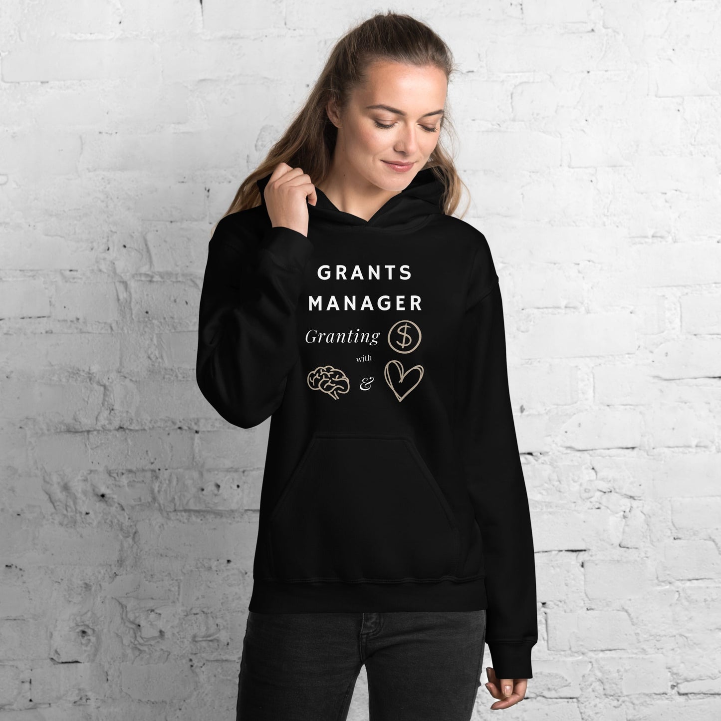 Grants Manager Smarts & Hearts Unisex Hoodie-recalciGrant