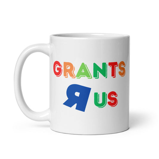 Grants R Us White glossy mug 11oz-recalciGrant