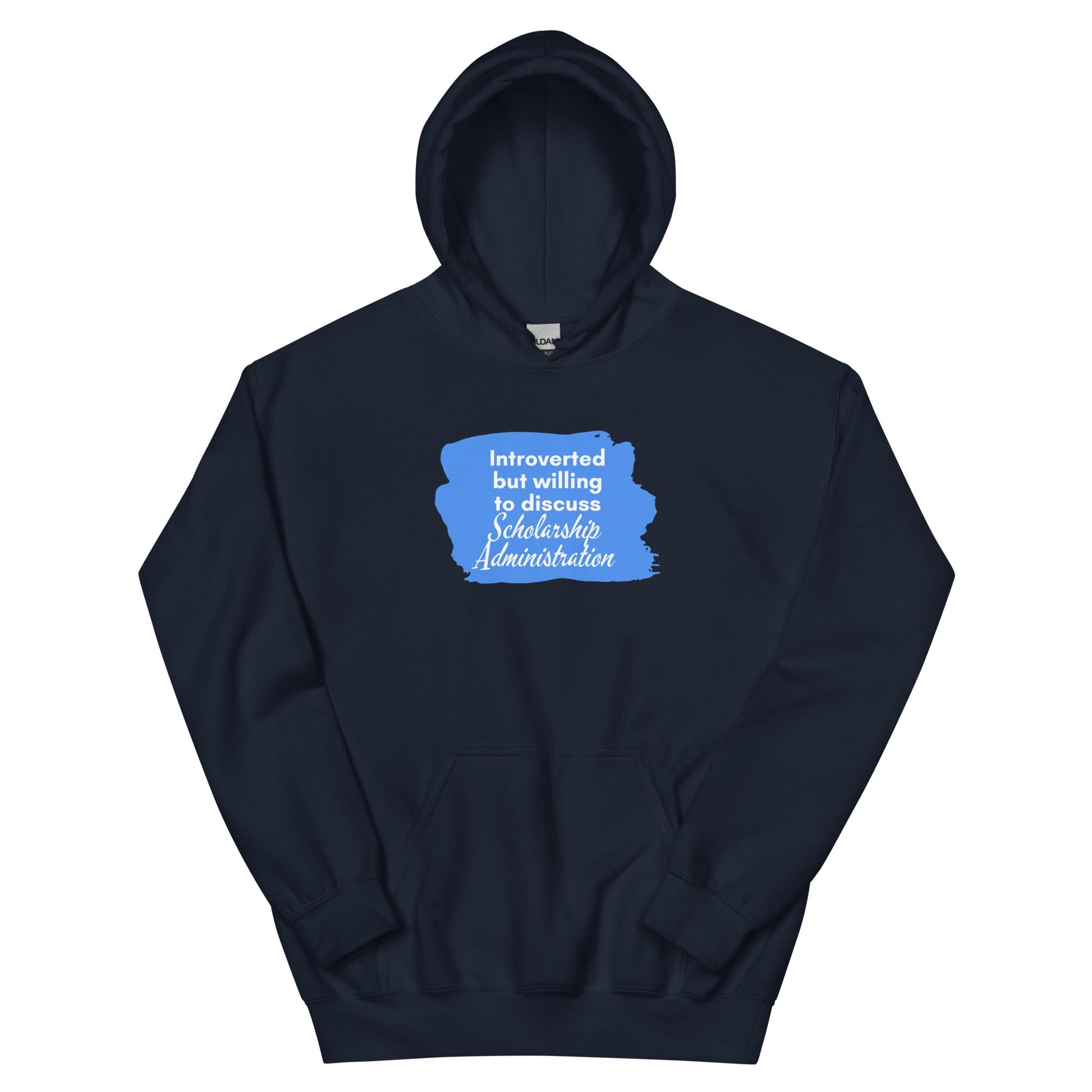 Introverted but Willing to Discuss Scholarship Admin Unisex Hoodie