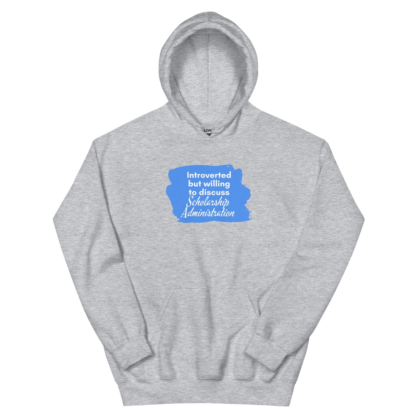 Introverted but Willing to Discuss Scholarship Admin Unisex Hoodie
