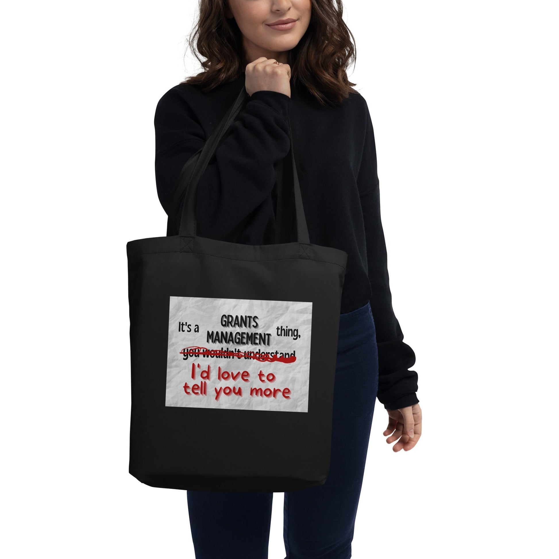 It's a Grants Management Thing Eco Tote Bag-recalciGrant