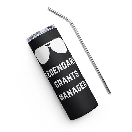 Legendary Grants Manager Stainless steel tumbler-recalciGrant