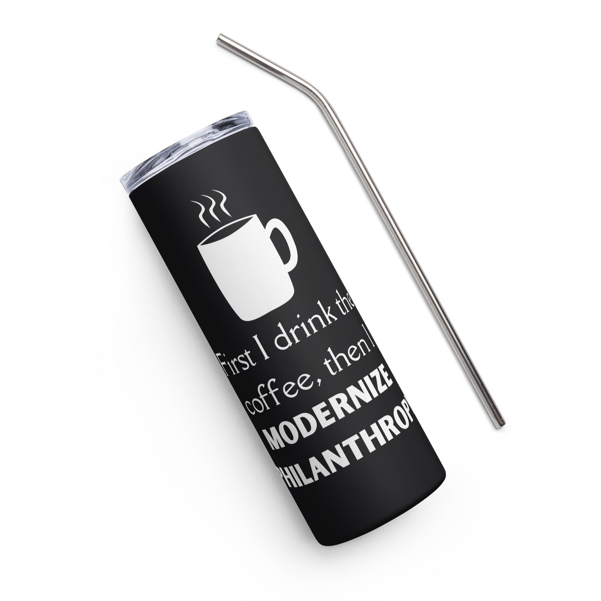 Modernize Philanthropy Coffee Stainless steel tumbler-recalciGrant