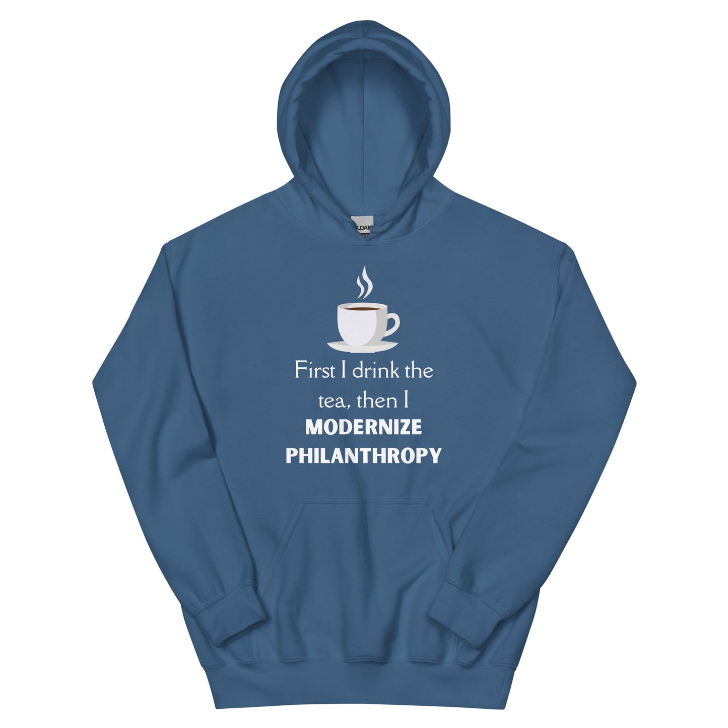 Modernize Philanthropy Tea Unisex Hoodie-recalciGrant