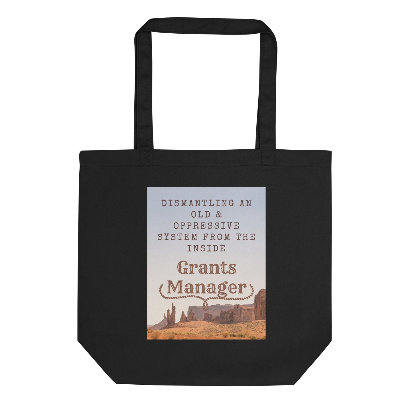 Old West Yellowstone Grants Manager Eco Tote Bag
