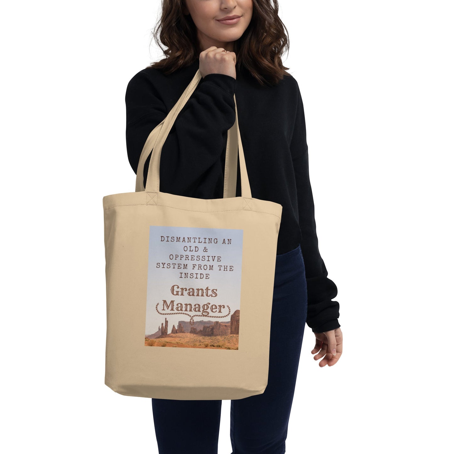 Old West Yellowstone Grants Manager Eco Tote Bag