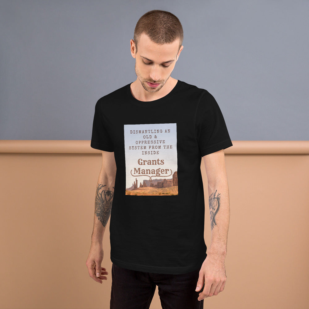 Old West Yellowstone Grants Manager Unisex t-shirt