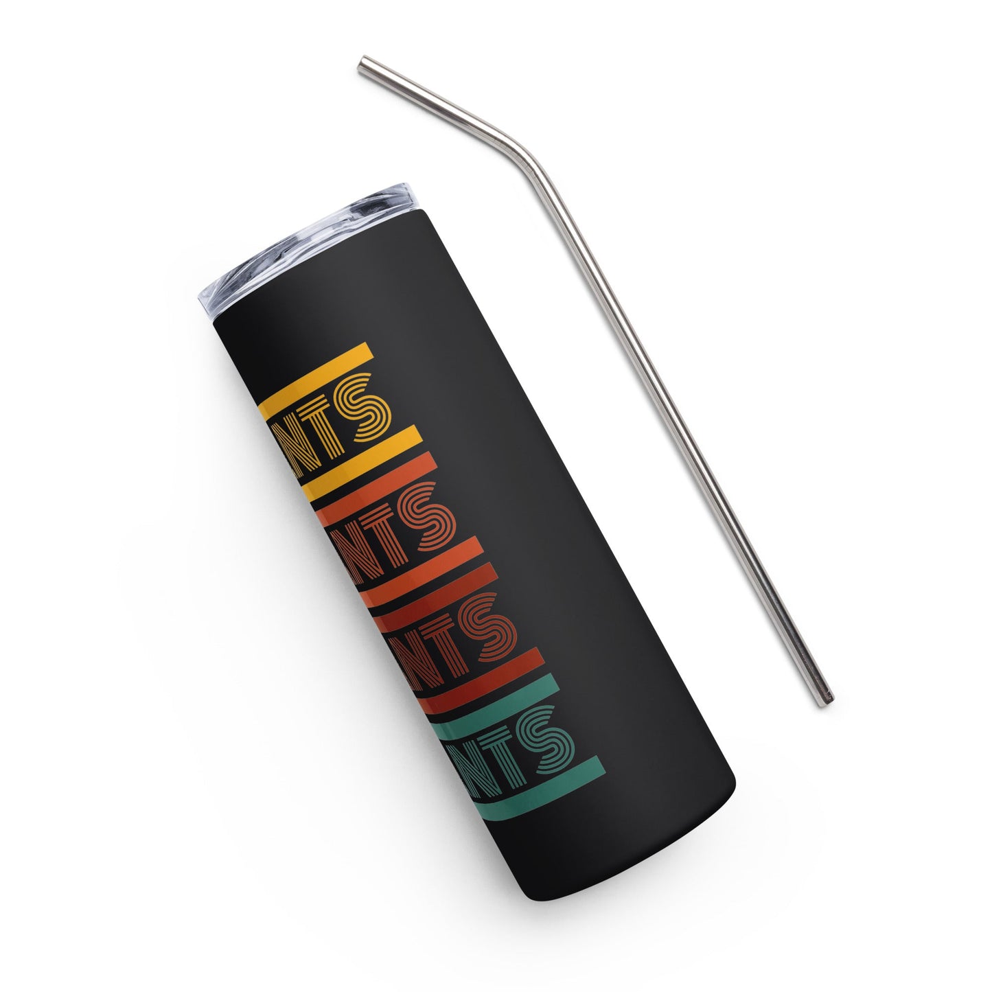 Retro Grants Typography Stainless steel tumbler