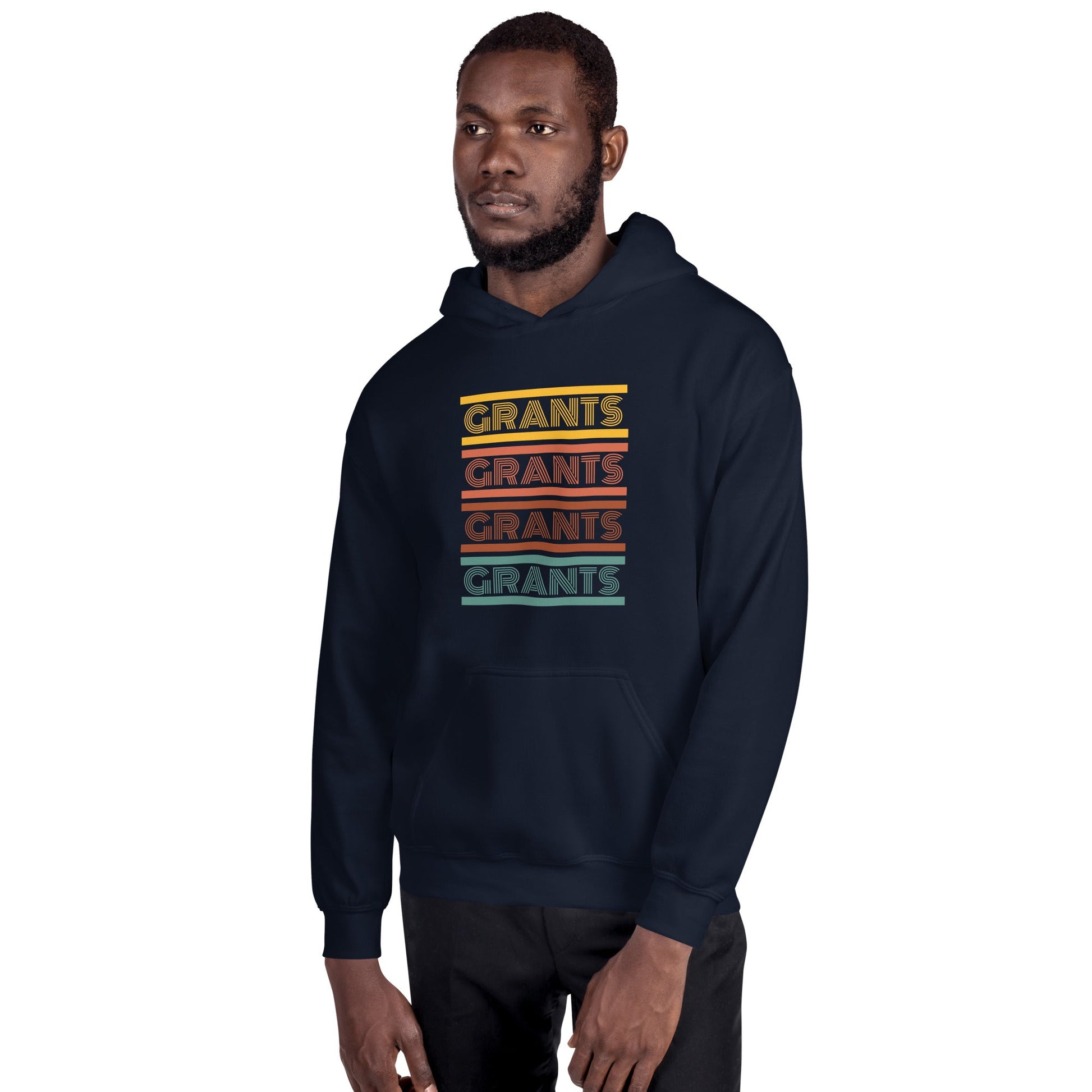 Retro Grants Typography Unisex Hoodie