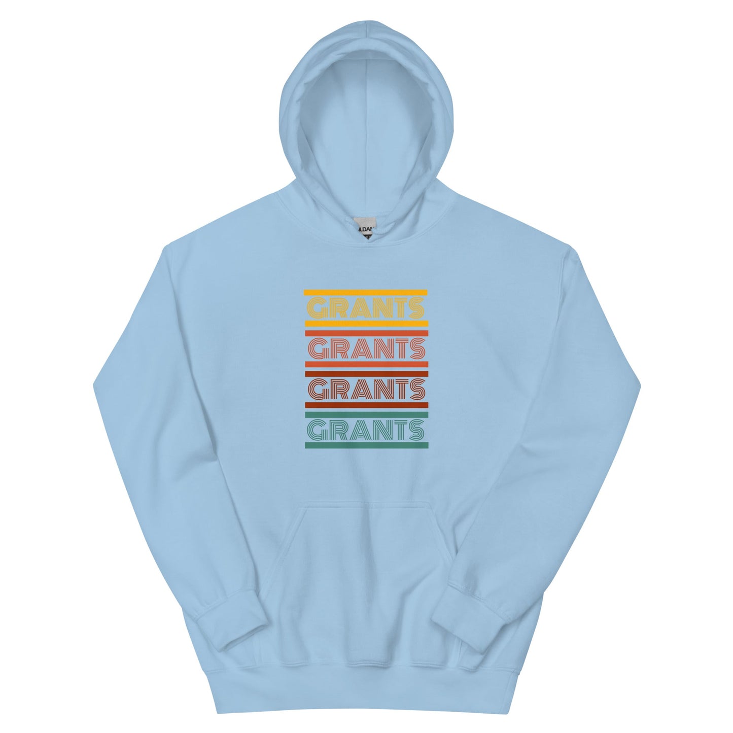 Retro Grants Typography Unisex Hoodie