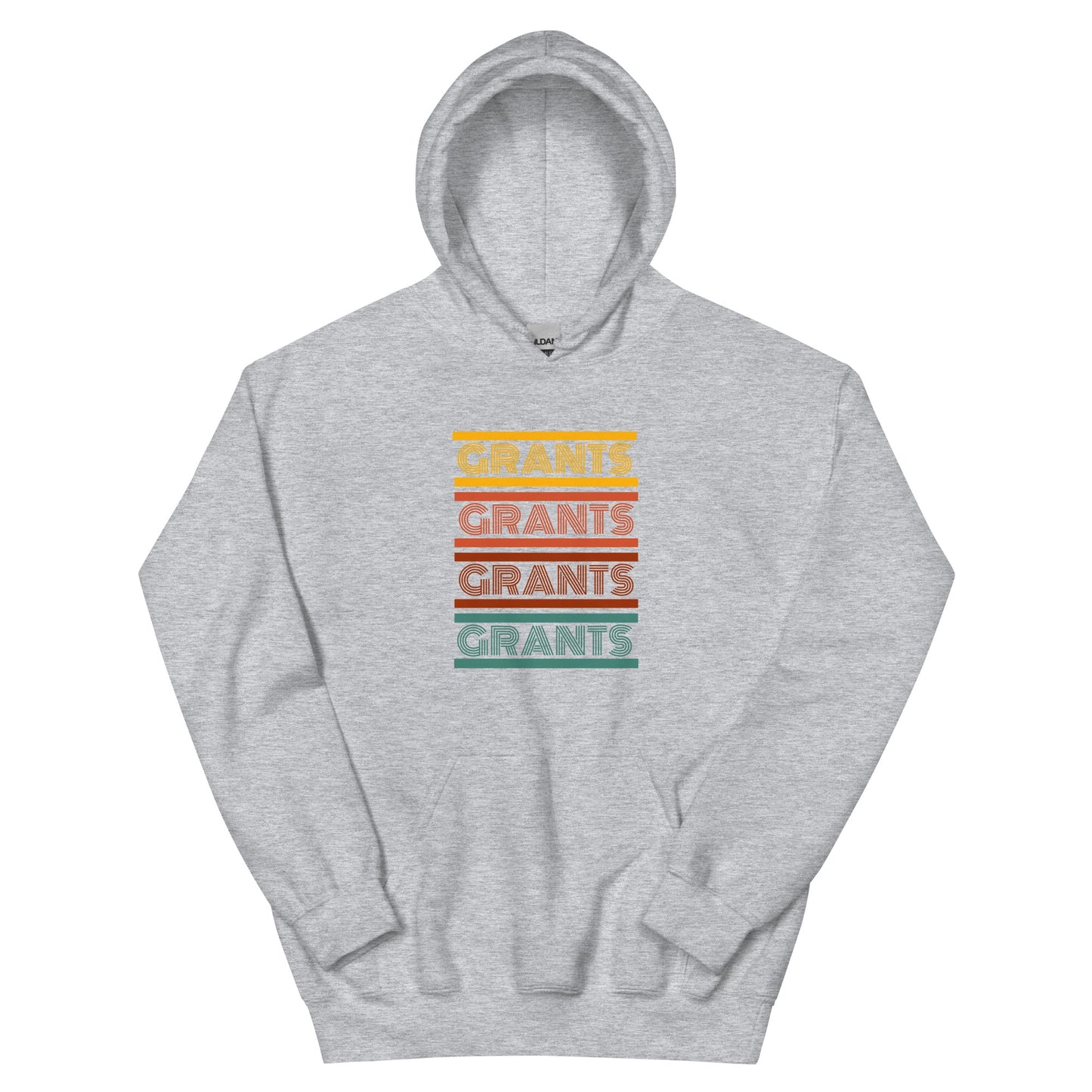 Retro Grants Typography Unisex Hoodie