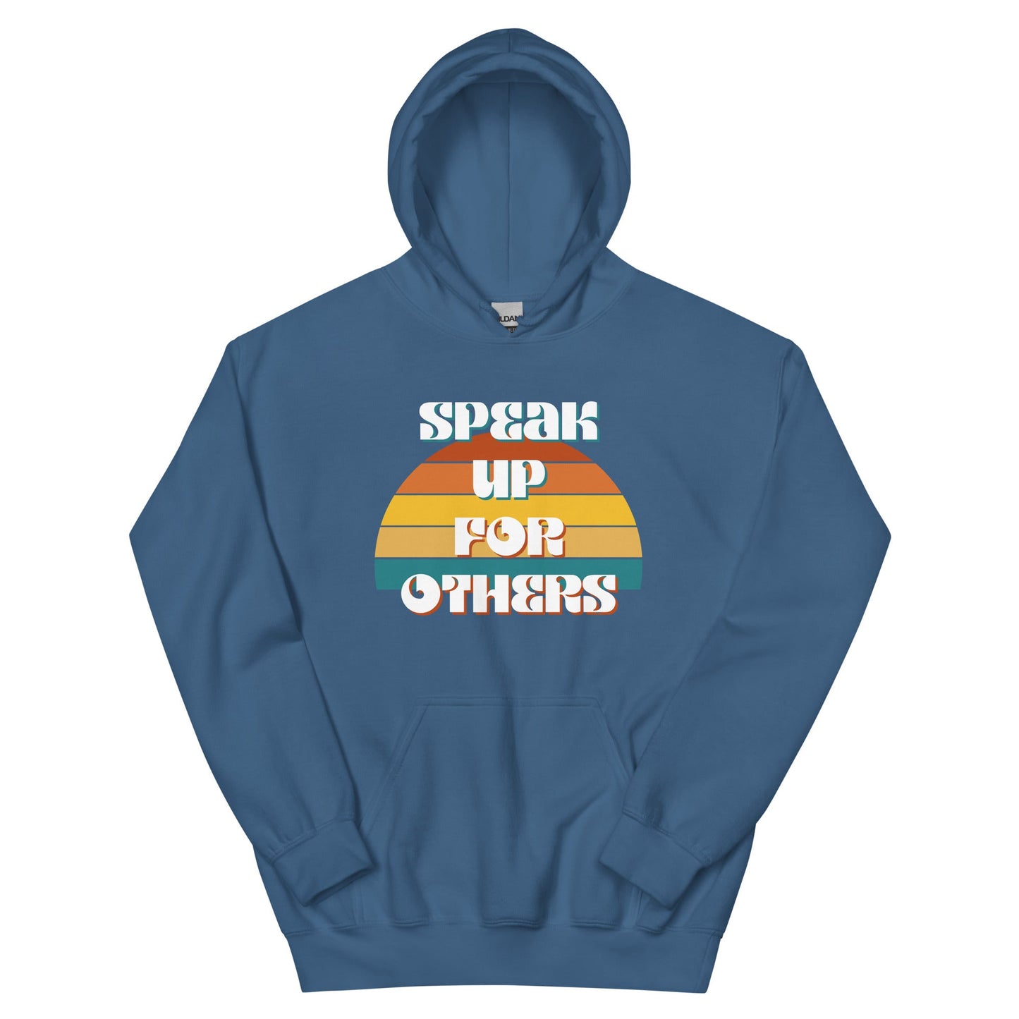 Speak Up for Others Retro Sunset Unisex Hoodie-recalciGrant