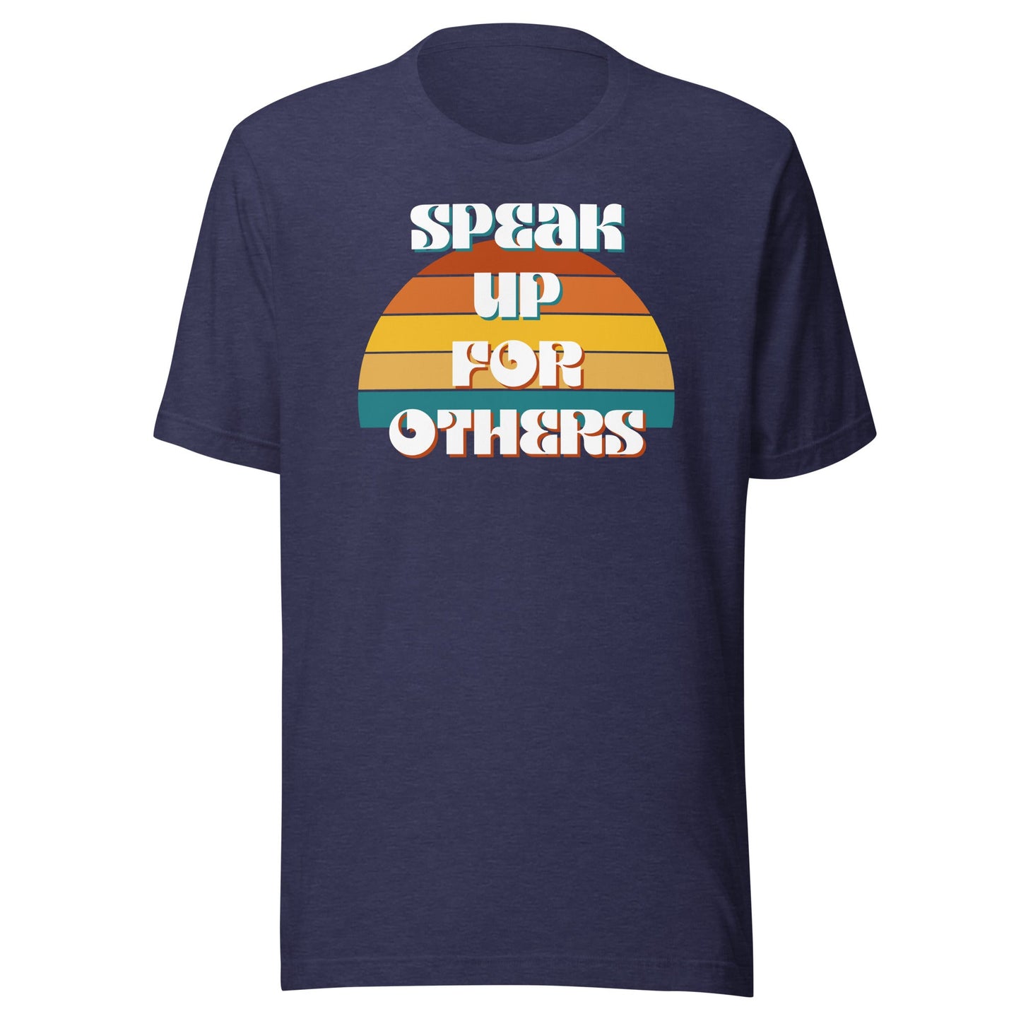 Speak Up for Others Retro Sunset Unisex t-shirt-recalciGrant