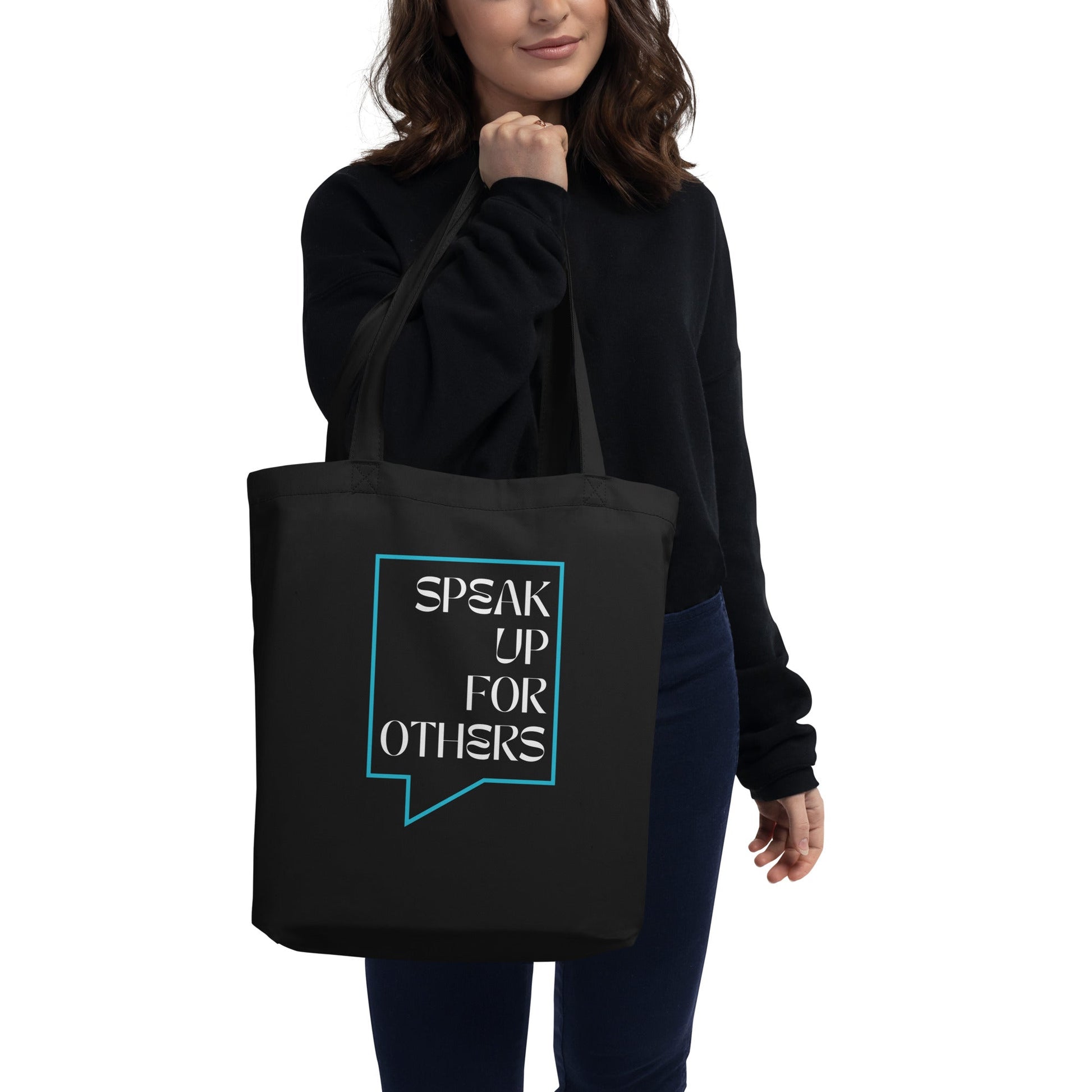 Speak Up for Others Speech Bubble Eco Tote Bag-recalciGrant