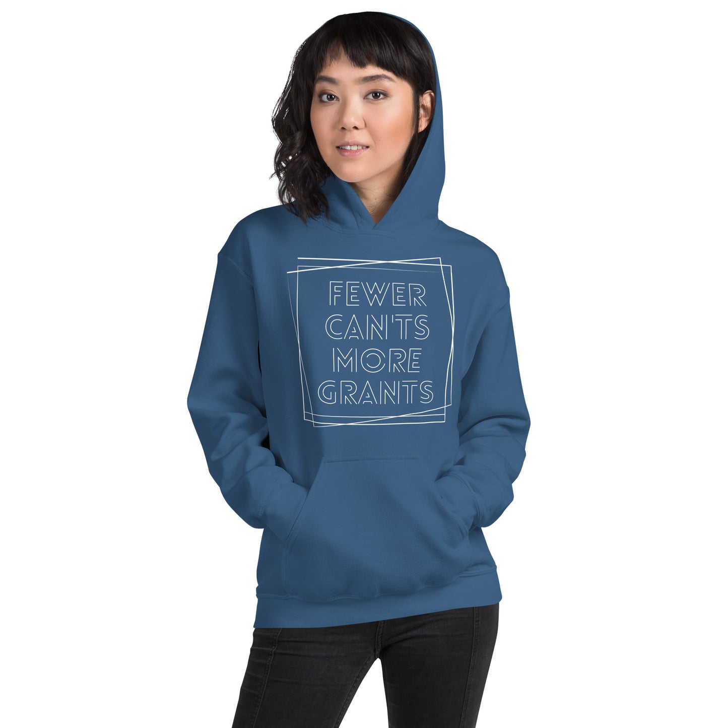 Fewer Can'ts, More Grants - Dark Unisex Hoodie