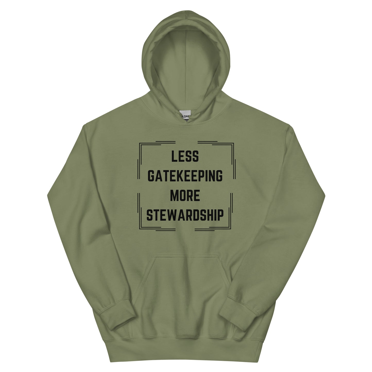 Less Gatekeeping, More Stewardship - Light Unisex Hoodie